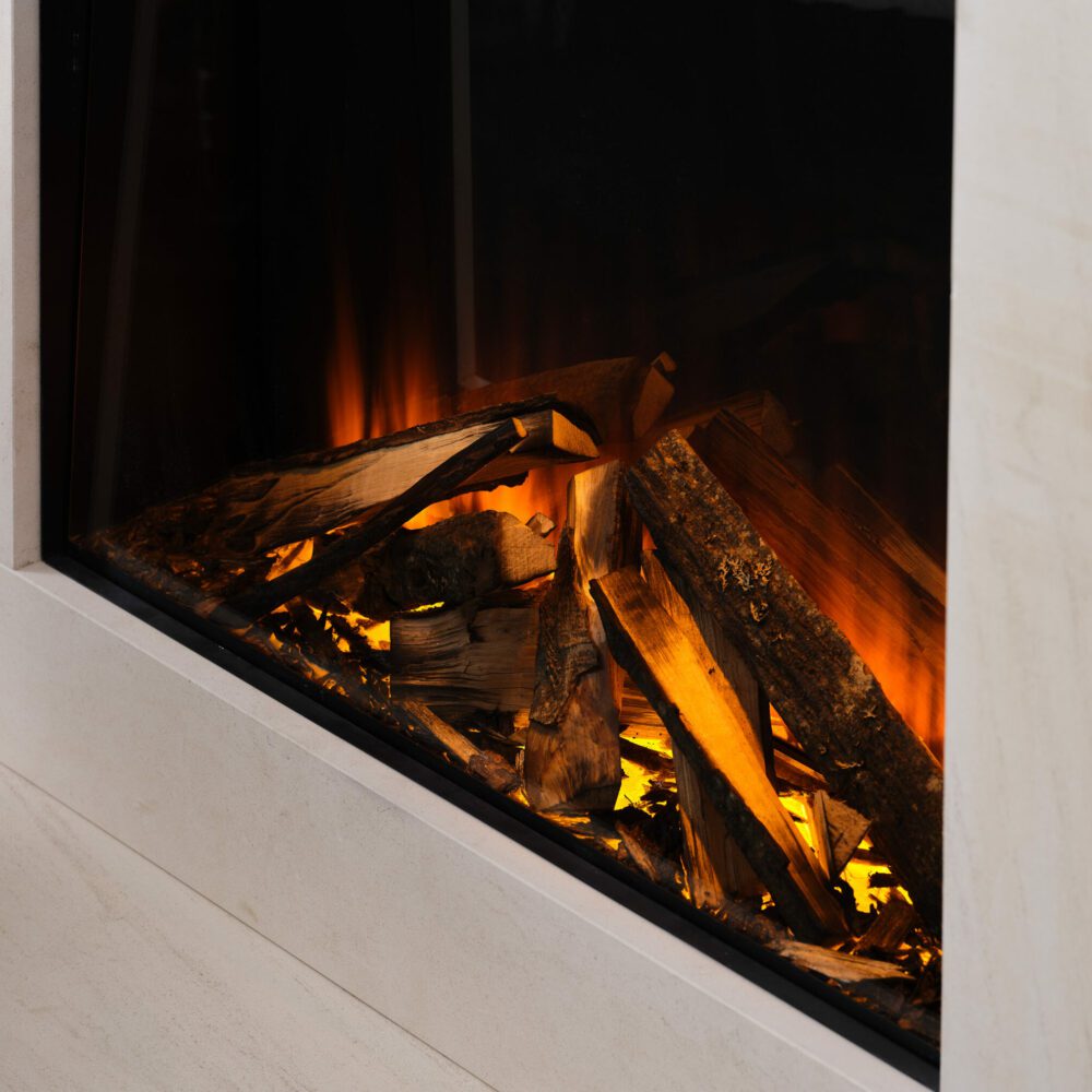 British Fires New Forest 650 Square Electric Fire - Brisbane Fireplace ...