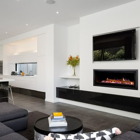 Heatmaster Seamless Landscape Gas Fireplace (ng Only) - Brisbane 