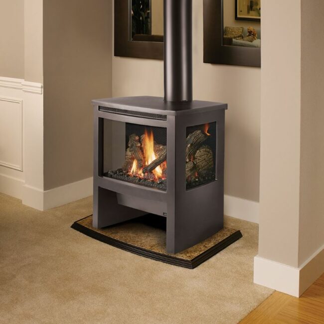 Lopi Cypress GS2 Freestanding Gas Fire - Brisbane Fireplace and Heating